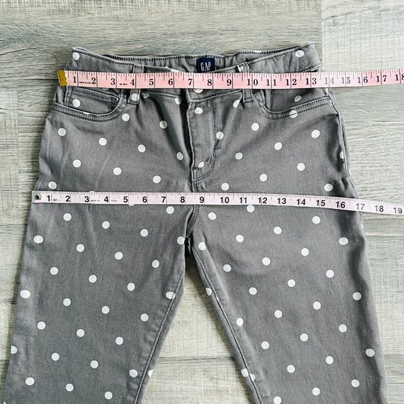 GAP Polka Dot Stretch Jean Jeggings (size 14) - Picture 7 of 12